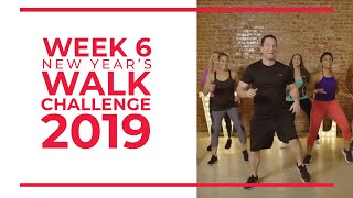 New Years Walk Challenge 2019  Week 6  Walk at Home [upl. by Kcirtap]