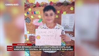 ZIUA INTERNAȚIONALĂ A DREPTURILOR COPILULUI MARCATĂ LA CENTRUL DE SERVICII SOCIALE PERIȘORU [upl. by Ludly632]