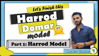 Harrod Domar model part01  by Hardev Thakur [upl. by Ynaffi]