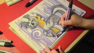 Speed drawing MLP  Zecora [upl. by Asoramla]