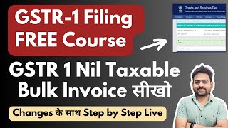 GSTR 1 Return Filing  How to File GSTR 1  GSTR1 Kaise Fill Kare  GST r1 Filing  File GSTR 1 [upl. by Ahsienad]