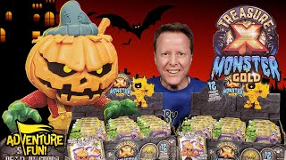 Treasure X Monster Gold Minis Halloween Monster Action Figures Adventure Fun Toy review [upl. by Sherj]