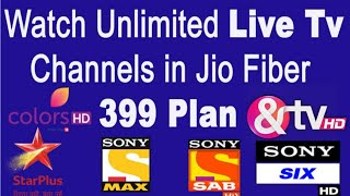 Jio 399 Postpaid Plan Live Tv Channel List  Jio 399 Plan  Jio Live TV channels Detailed Review [upl. by Gorden]