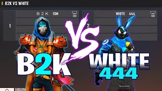 B2K VS WHITE 444  BORN2KILL VS WHITE 444 SCRIPT  ONLY RED DAMAGE ROOM  تحدي وايت ضد بورن تو كيل [upl. by Un]