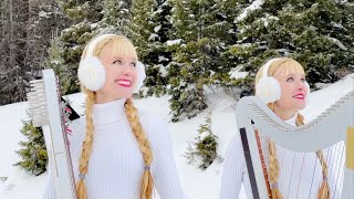 ABBA  Happy New Year Harp Twins [upl. by Male]