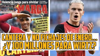 EL MADRID TENDRÍA 100 MILLONES LISTOS PARA WIRTZ PERO NOS COMEMOS LA CRISIS DEL CENTRAL CON CANTERA [upl. by Nylessoj485]