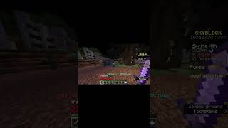 Killing a Graveyard Zombie in Hypixel Skyblock hypixel hypixelskyblock memes [upl. by Inotna533]