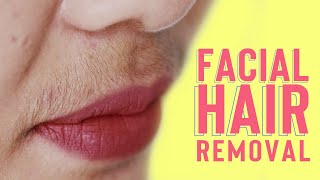 How To Remove Facial Hair INSTANTLY At Home [upl. by Philippine]