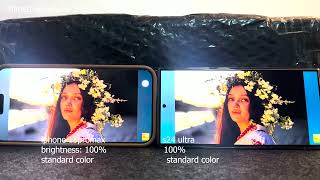 Apple Iphone 15Pro Max vs Samsung s24 Ultra  display test [upl. by Caputo243]