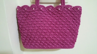 Borsa quotIridequot borsa uncinettocrochet bagbolsa de ganchillo [upl. by Rahsab]