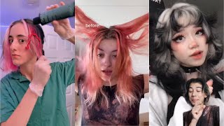 hair dye inspiration ✨  Tiktok Compilation [upl. by Valerian943]