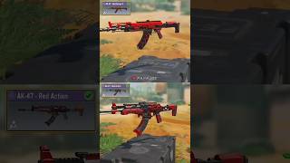 FREE vs Paid AK47 Red Action in CODM💀 [upl. by Fritz]