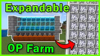 EXPANDABLE 121 ZEROTICK KELP BONEMEAL FARM in MINECRAFT BEDROCK Edition  AFK  PS4XBoxPCMCPE [upl. by Aissat684]