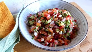 Easy Spicy Salsa Recipe [upl. by Reehsab159]