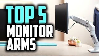 Best Monitor Arms in 2019  For Comfortable Gaming amp Working Sessions [upl. by Neelahtak37]