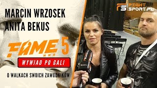 Eksportowa para polskiego MMA Anita Bekus amp Marcin Wrzosek o występie Eweliny EWELONY Kubiak [upl. by Aznecniv778]