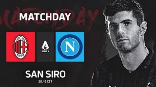 AC MILAN VS NAPOLI 29102024 LIVE [upl. by Nellak]