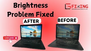 Dell Laptop Brightness Not Working Fixed  Fix Brightness Problem in Dell Laptop [upl. by Tiduj390]