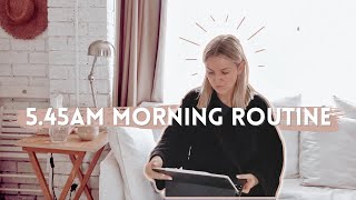 My 545am Morning Routine ☀️ Inspiring n’ Intentional [upl. by Jennings811]