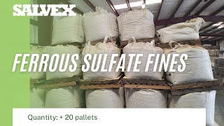 Virtual Product Inspection at Salvex  Ferrous Sulfate Fines Ferrous Sulfate Heptahydrate 20 [upl. by Danas269]