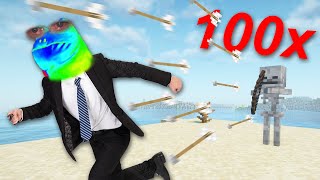 Can You Beat Minecraft At 100x Speed [upl. by Siva201]