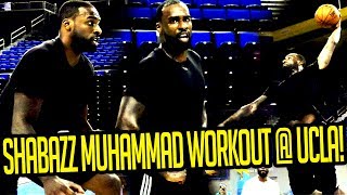 Shabazz Muhammad Summer Workout At UCLA  JuliusVElite NBA TRAINING [upl. by Nahtaj]