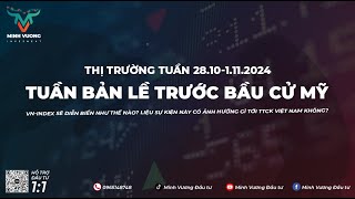 Nhận định VNI tuần 28101112024 Tuần bản lề trước Bầu cử Mỹ [upl. by Richy]