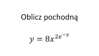 Pochodna funkcji jednej zmiennej cz5 Pochodna złożona [upl. by Artemisa]