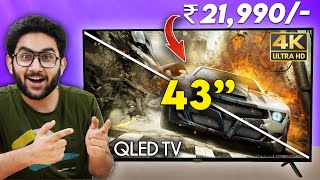 43 Inches 4K QLED TV Under Rs20000 Only BUT [upl. by Yllod]