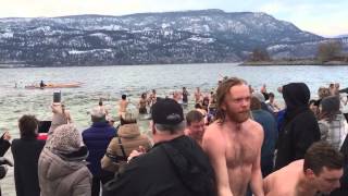 2015 Polar Bear Dip in Kelowna [upl. by Leilamag]