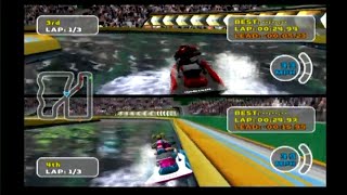 Splashdown Rides Gone Wild  Split Screen Gameplay PlayStation 2 PS2 [upl. by Sukul]