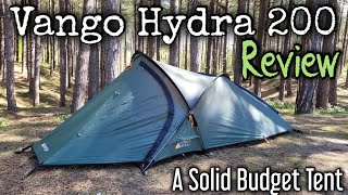 Vango Hydra 200 tent review  A good budget wild Camping tent for Camping in strong winds [upl. by Welsh]