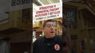 Introduction to Commercial Property Inspections 3Day Class in Bloomsburg PA [upl. by Allehcim]