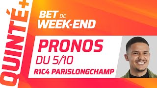 PRONOSTICS QUINTÉ DU 5 OCTOBRE 2024  Bet de WeekEnd [upl. by Anisor]