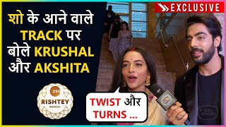 Krushal Ahuja amp Aanchal Goswani Talks About Their Show Rishton Ka Manjha  Zee Rishtey Awards 2021 [upl. by Nylirej687]