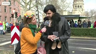 Rosenmontag 2019 Conchita Wurst singt quotAtemlosquot [upl. by Elmaleh978]