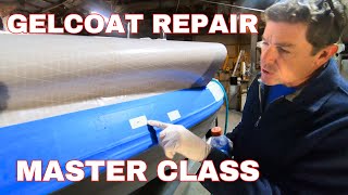 GELCOAT REPAIR 101 A to Z How To Repair Chipped Gelcoat and How to Repair Gelcoat Scratches [upl. by Gerius]