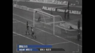 Stagione 19721973  Cagliari vs Inter 23 [upl. by Keelia]