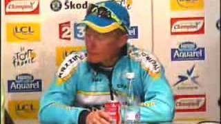 Étape 13  Stage 13  Interview  Alexandre VINOKOUROV [upl. by Nevs931]