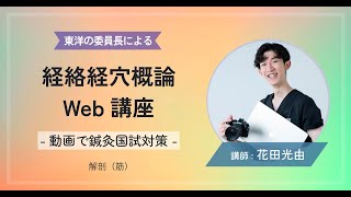 【動画で鍼灸国試対策】経絡経穴概論 筋肉 [upl. by Darbie]