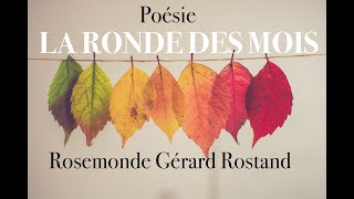 Poésie  La ronde des mois  Rosemonde Gérard Rostand  French Poem [upl. by Lihcox]