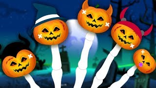 Finger Family  Scary Rhymes For Children [upl. by Angelis]