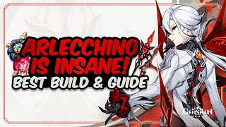 COMPLETE ARLECCHINO GUIDE Best Arlecchino Build  Artifacts Weapons amp Showcase  Genshin Impact [upl. by Glynn669]