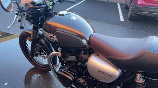 Kawasaki W800 Cafe 2022 769 Miles 16252 [upl. by Alliscirp274]