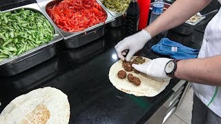 Falafel Sandwich Wraps  Delicious Middle Eastern Street Food in Istanbul [upl. by Schear]