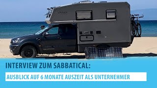 Sabbatical – ein Ausblick auf sechs Monate Auszeit als Unternehmer [upl. by Arahsit523]