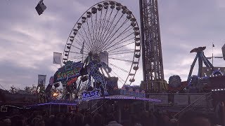 Bocholter Kirmes 2017 Fahrgeschäfte [upl. by Heida]