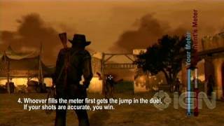 Red Dead Redemption X360  IGN Video Tips How to Duel [upl. by Haela827]