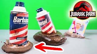 Making a Jurassic Park Embryo Mud Display Base  Barbasol Cryocan [upl. by Tnilc380]