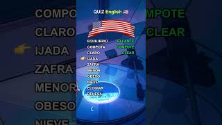 Pon a prueba tu vocabulario en ingles cursodeingles cursoingles inglesonline inglesgratis [upl. by Andaira]